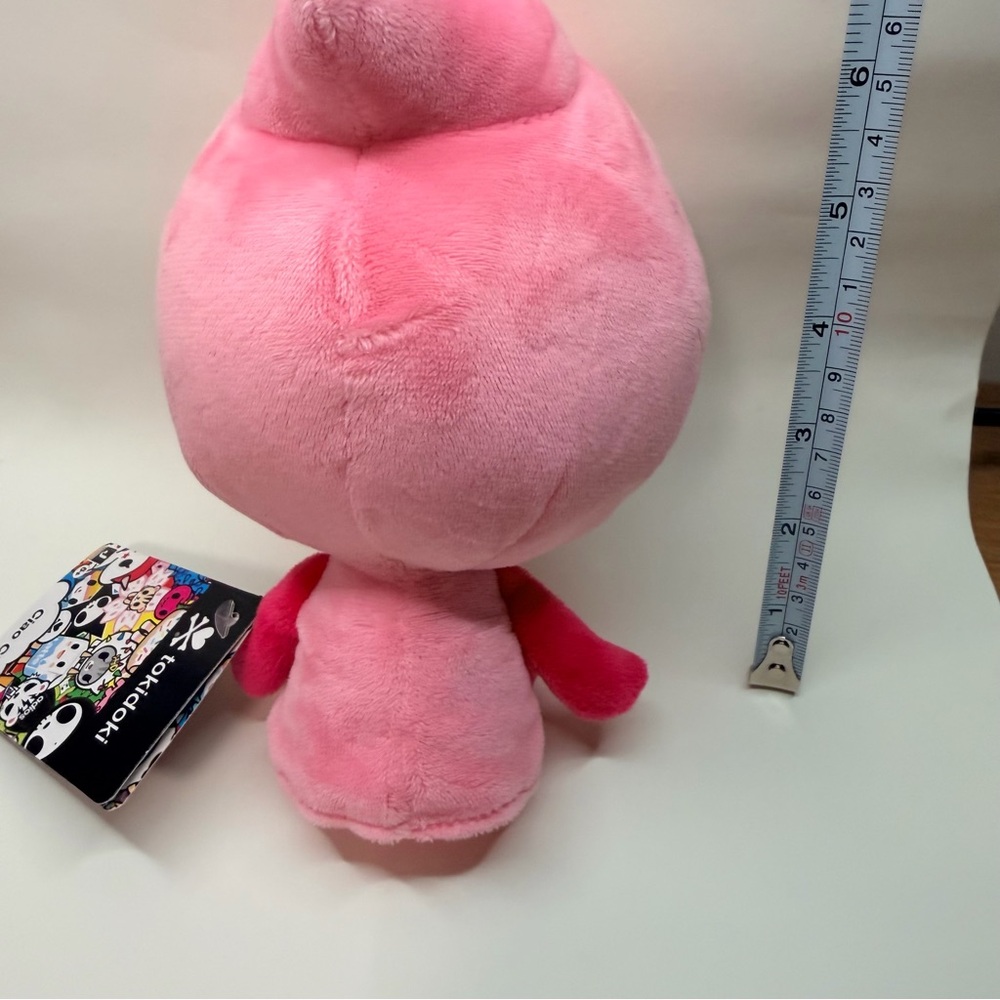 Tokidoki Ciao Ciao Plush in Pink and White - Picture 6 of 6